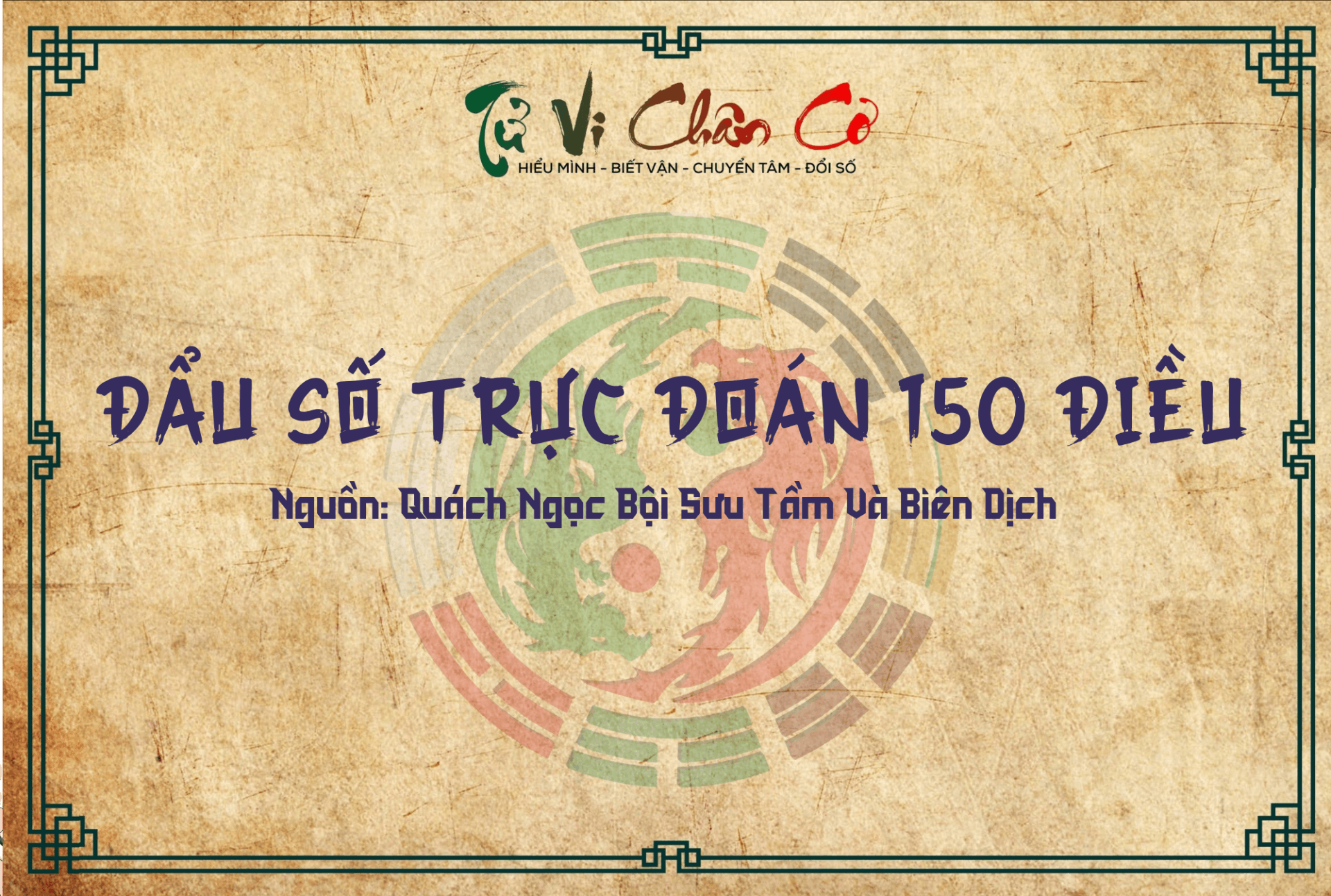 Đẩu Số Trực Đoán 150 Điều