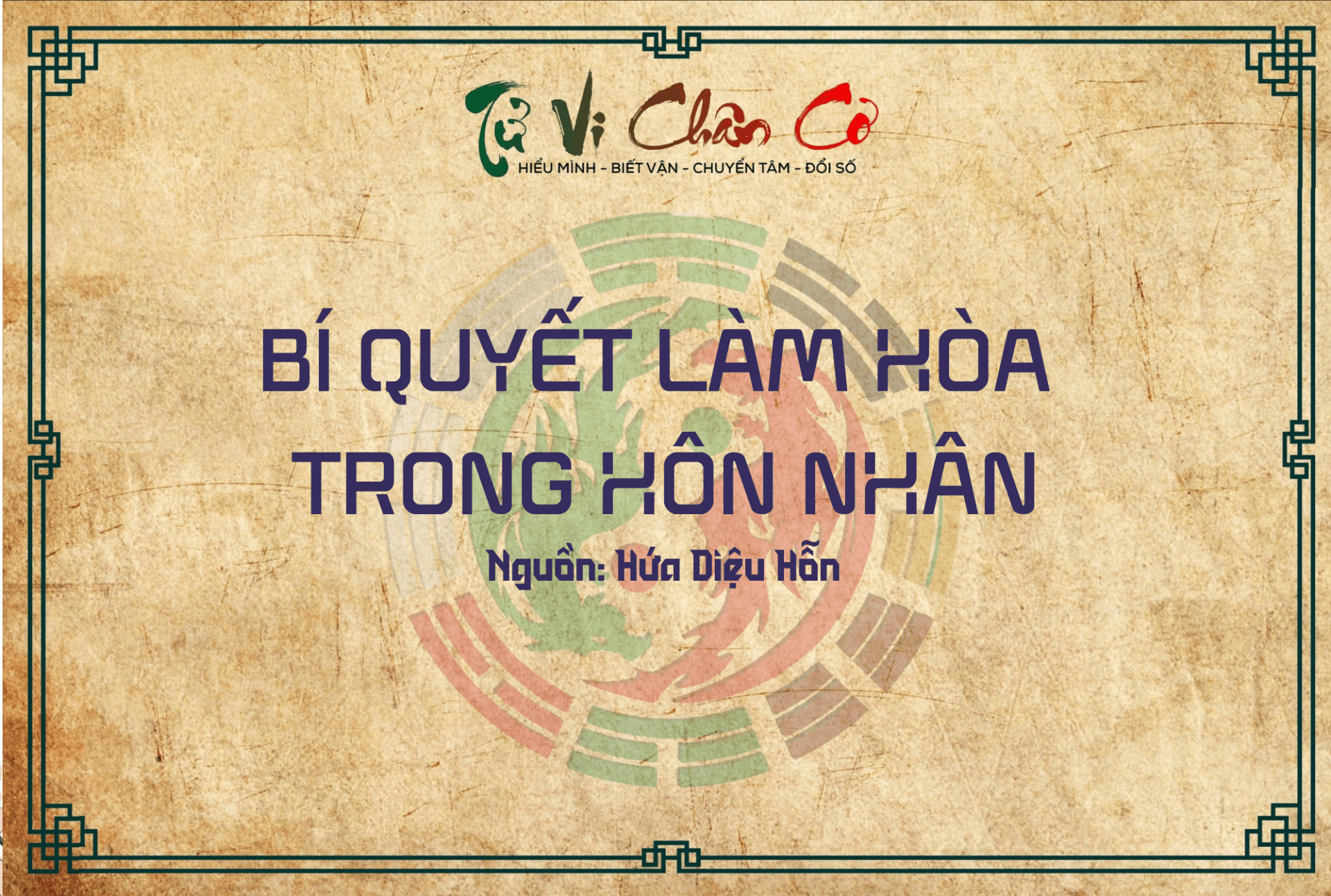 Bí Quyết Làm Hòa Trong Hôn Nhân