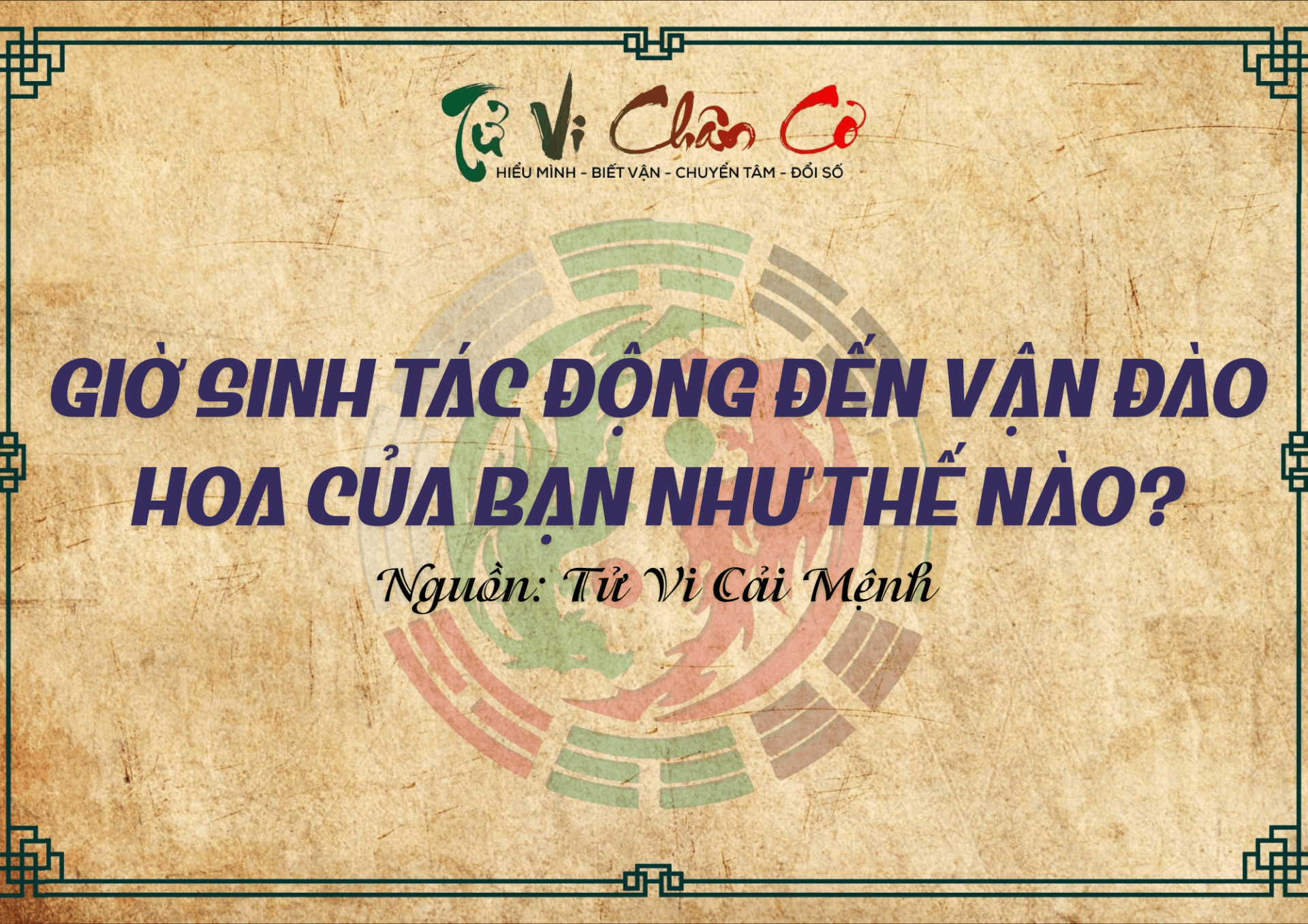 Giờ Sinh Tác Động Đến Vận Đào Hoa Của Bạn Như Thế Nào?