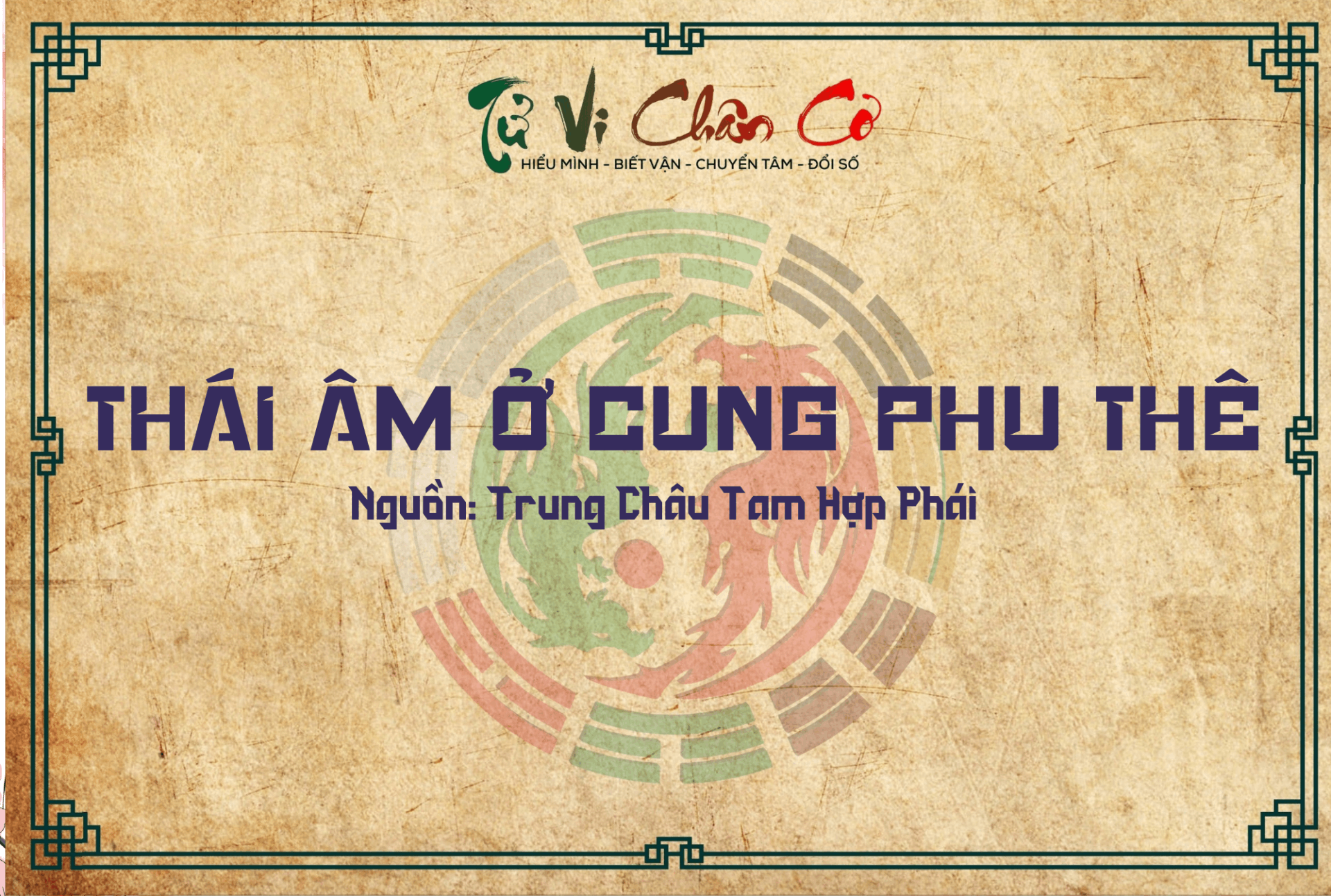 Thái Âm Ở Cung Phu Thê