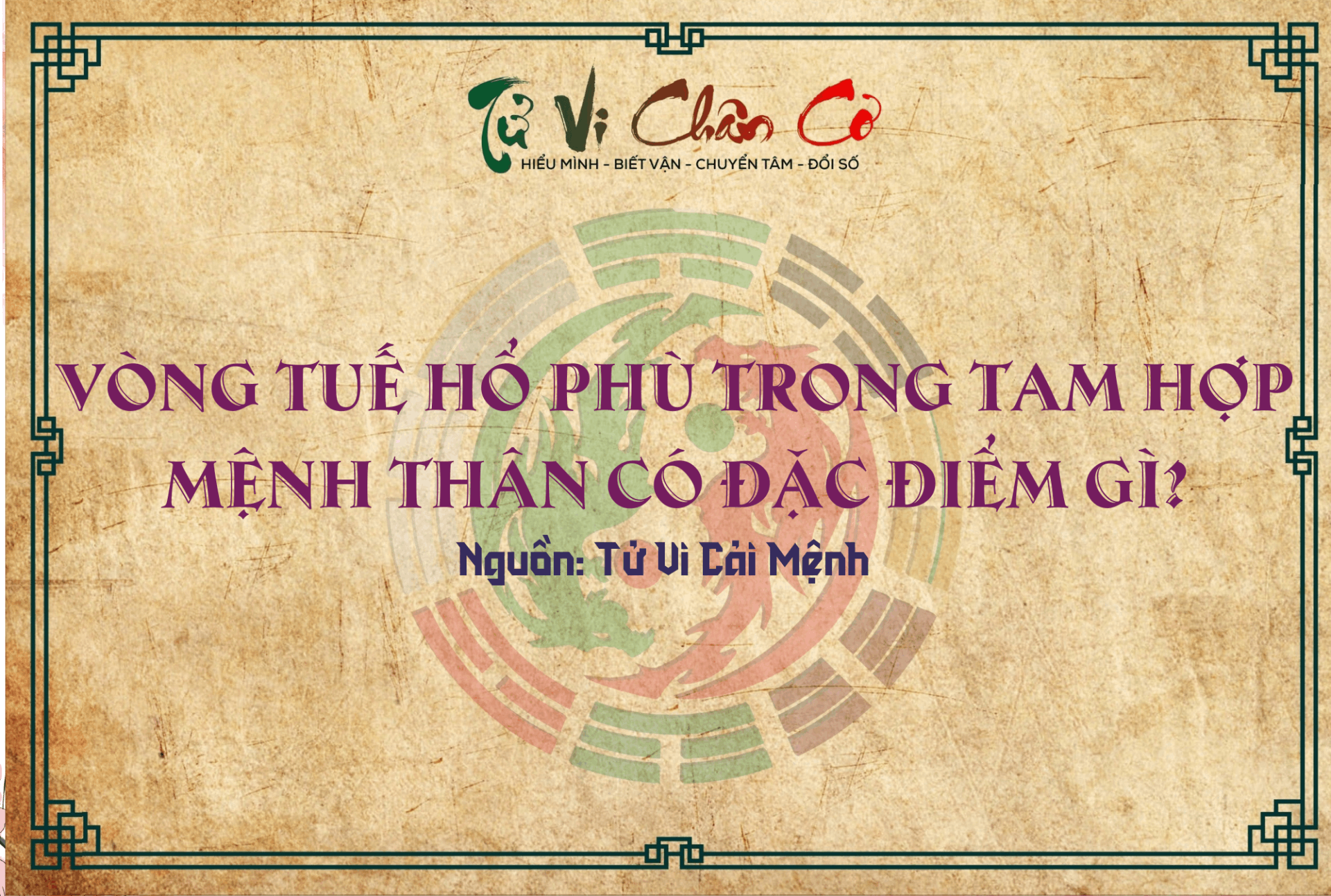 Vòng Tuế Hổ Phù Trong Tam Hợp Mệnh Thân Có Đặc Điểm Gì?