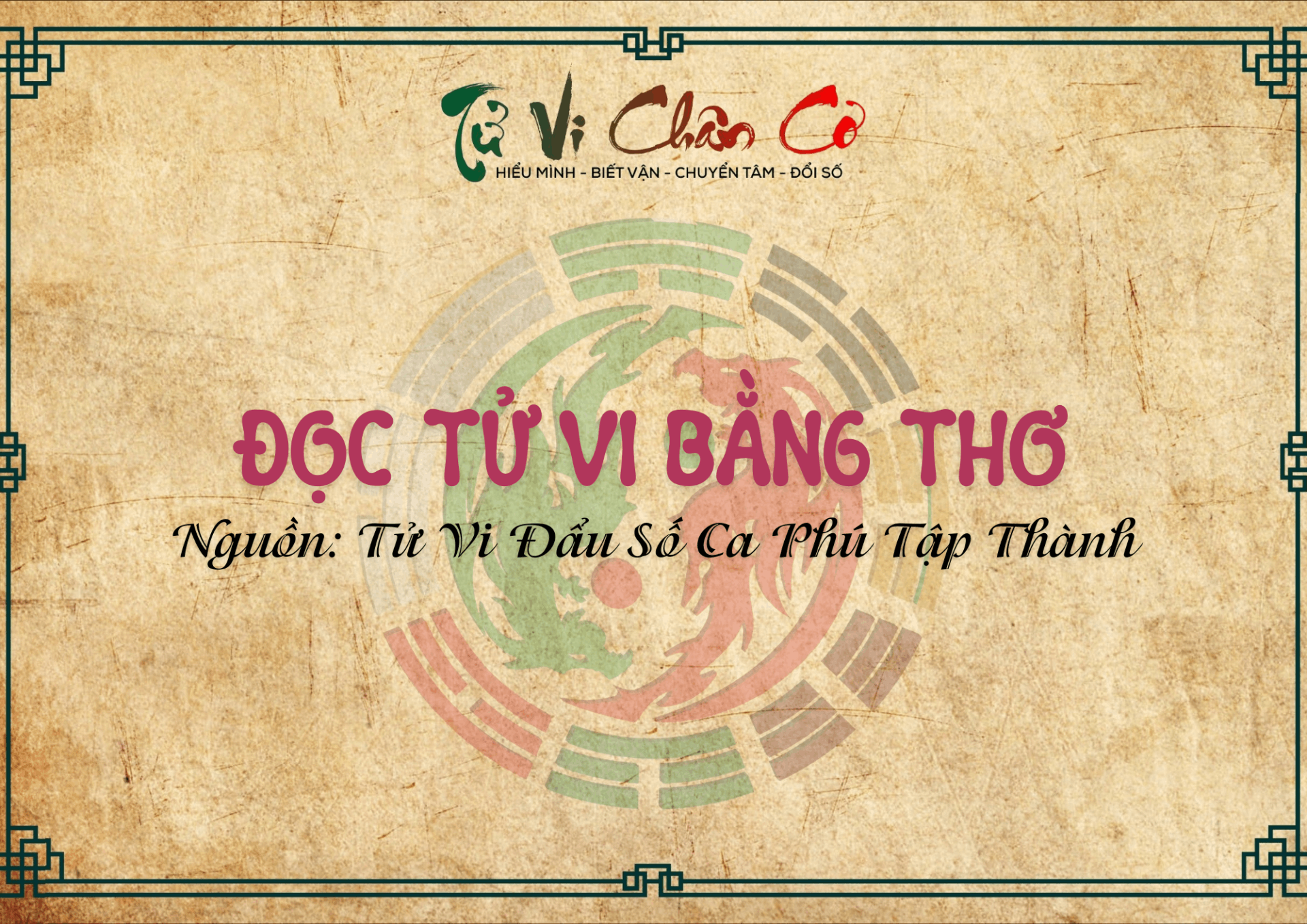 Đọc Tử Vi Bằng Thơ