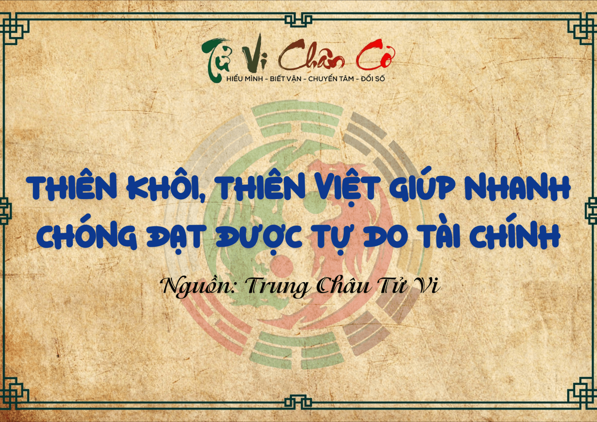 Thiên Khôi, Thiên Việt Giúp Nhanh Chóng Đạt Được Tự Do Tài Chính