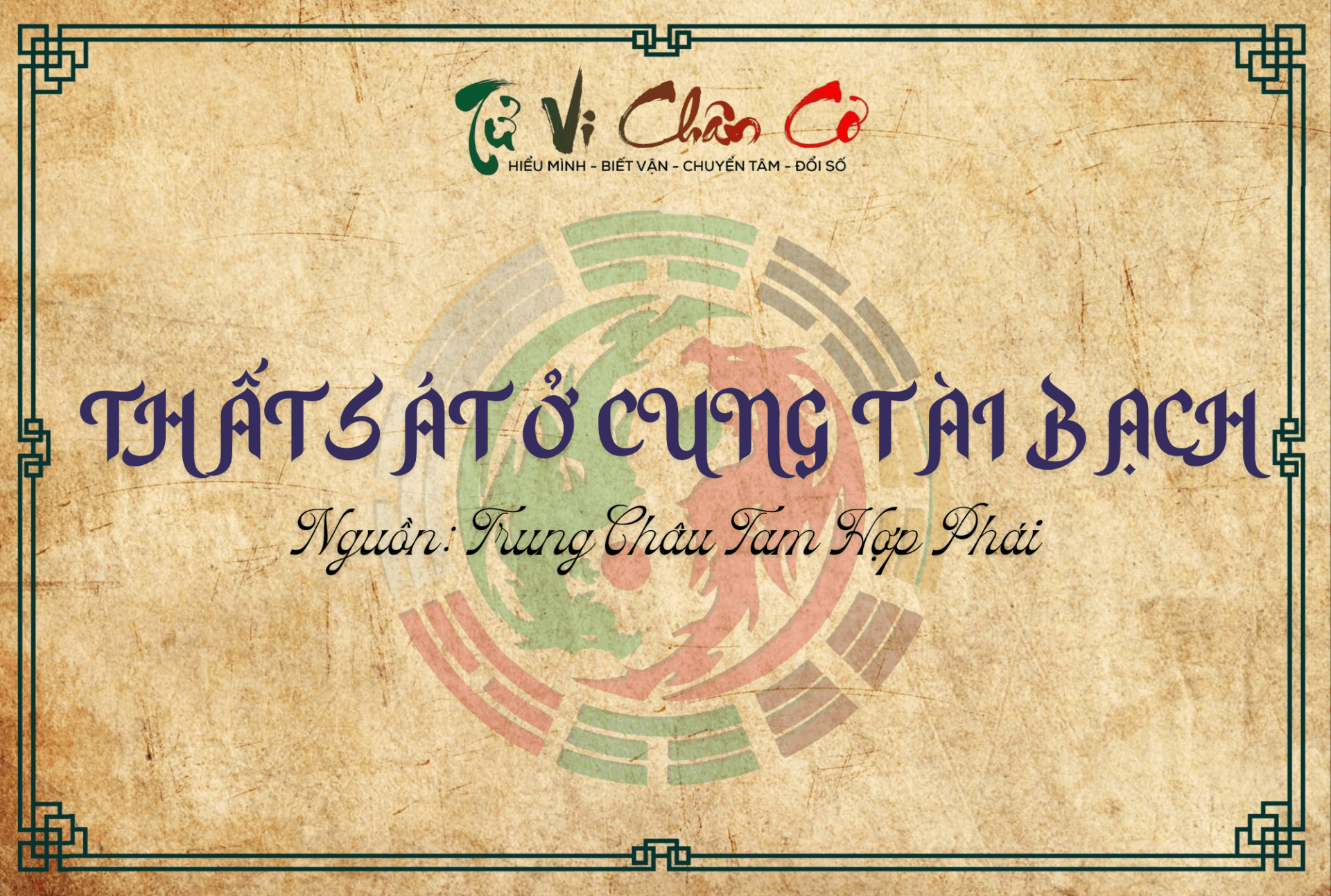 Thất Sát Ở Cung Tài Bạch