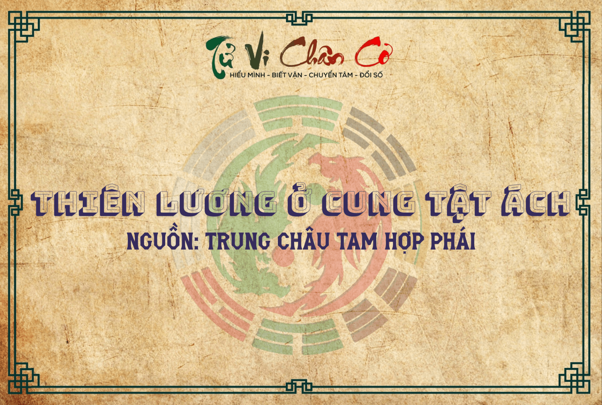 Thiên Lương Ở Cung Tật Ách