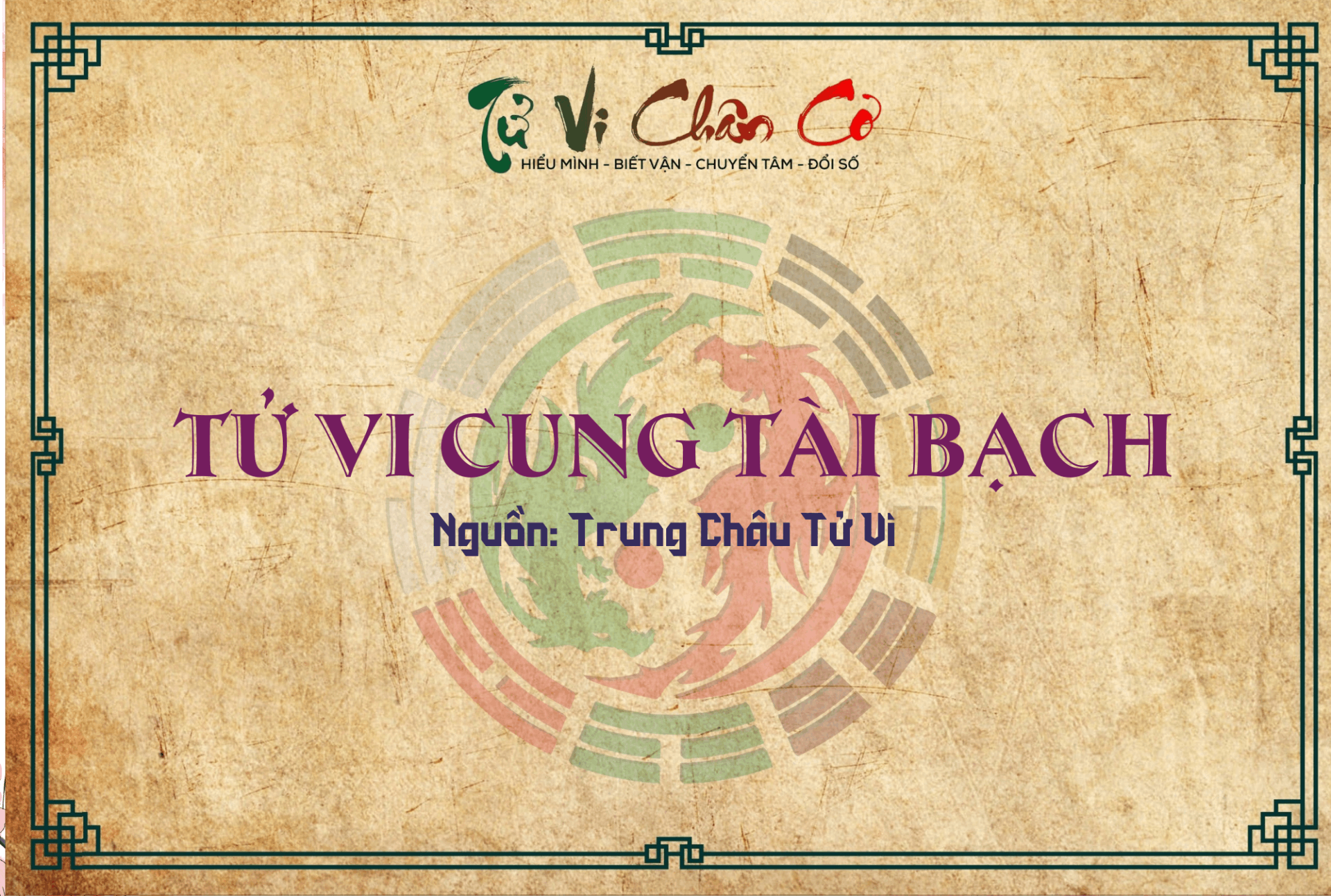 Tử Vi Cung Tài Bạch