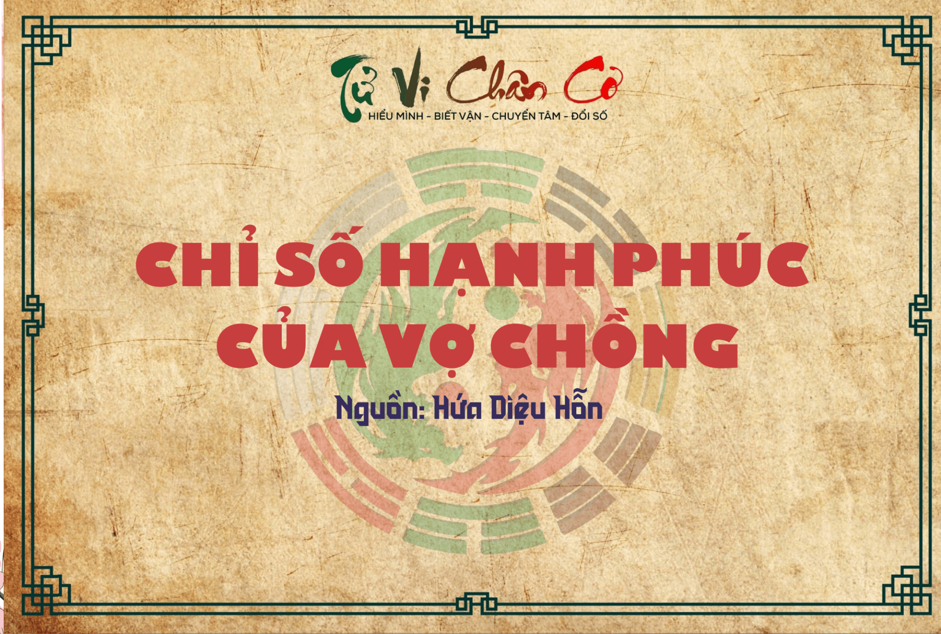 Chỉ Số Hạnh Phúc Của Vợ Chồng