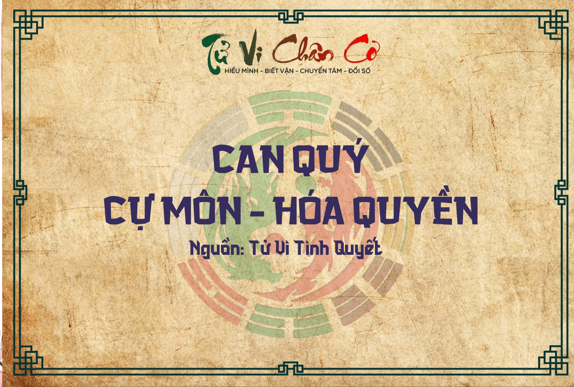 Can Quý - Cự Môn Hóa Quyền