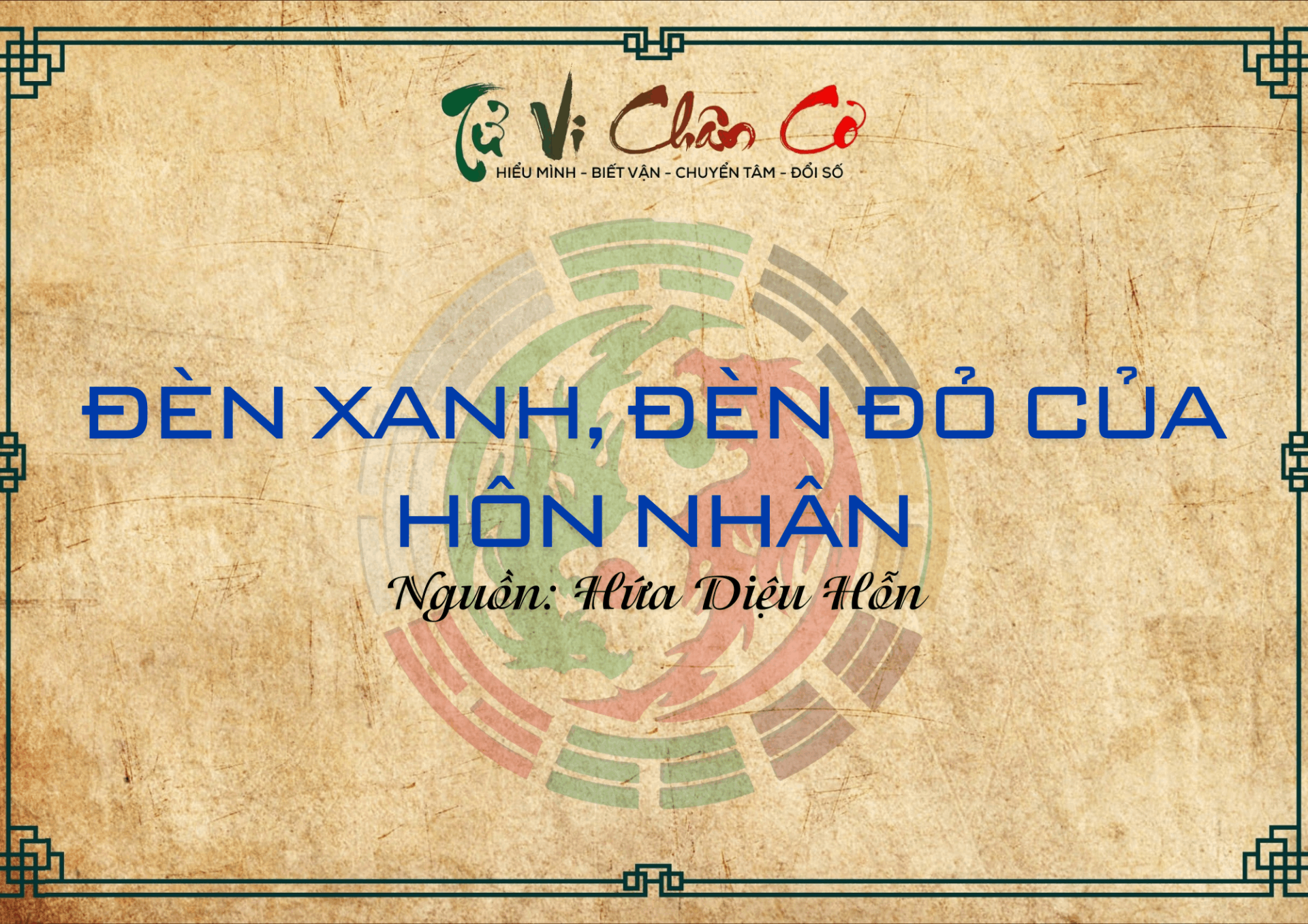 Đèn Xanh, Đèn Đỏ Của Hôn Nhân