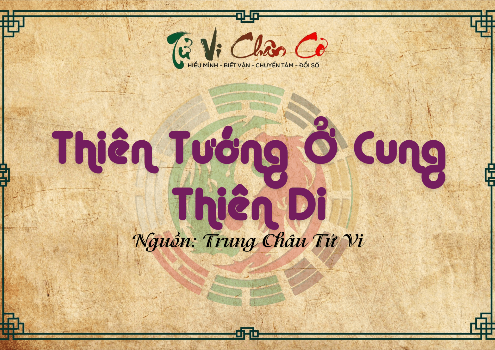 Thiên Tướng Ở Cung Thiên Di
