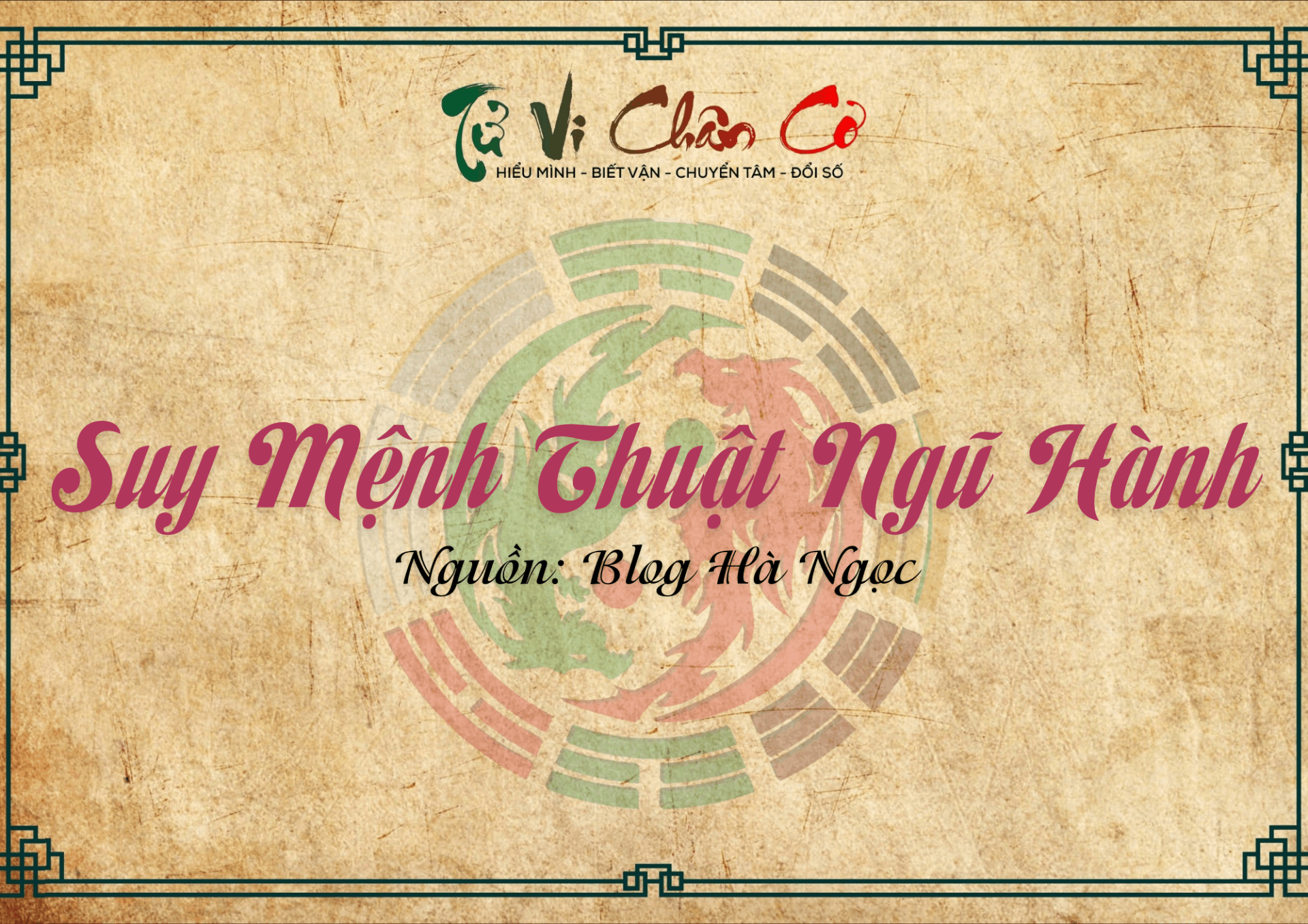 Suy Mệnh Thuật Ngũ Hành