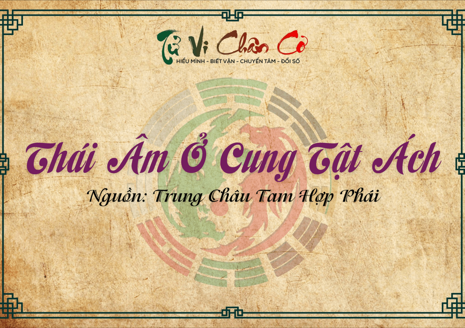 Thái Âm Ở Cung Tật Ách