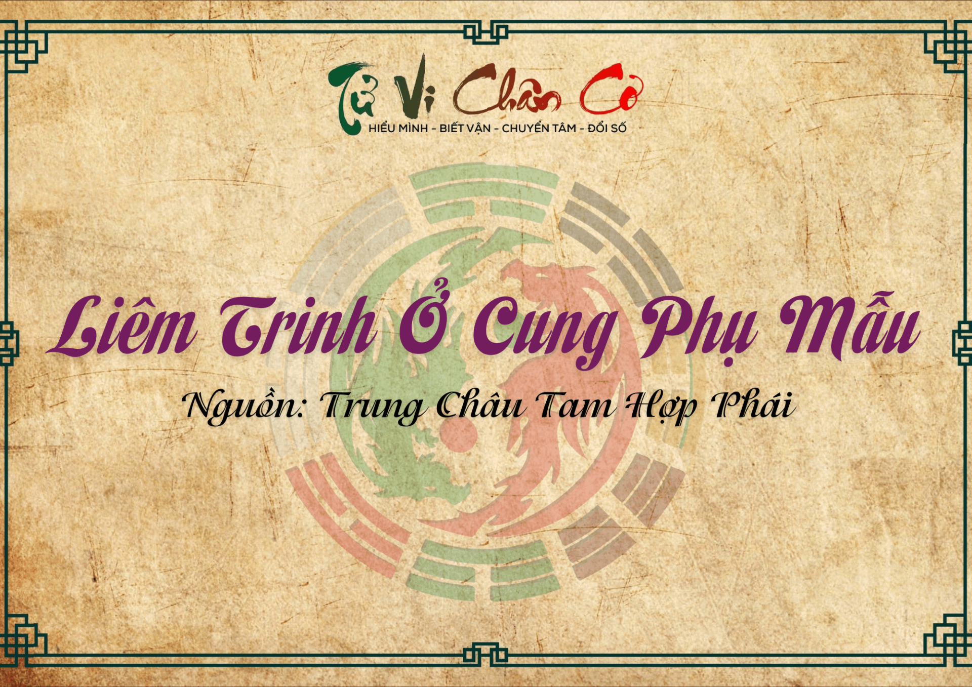 Liêm Trinh Ở Cung Phụ Mẫu