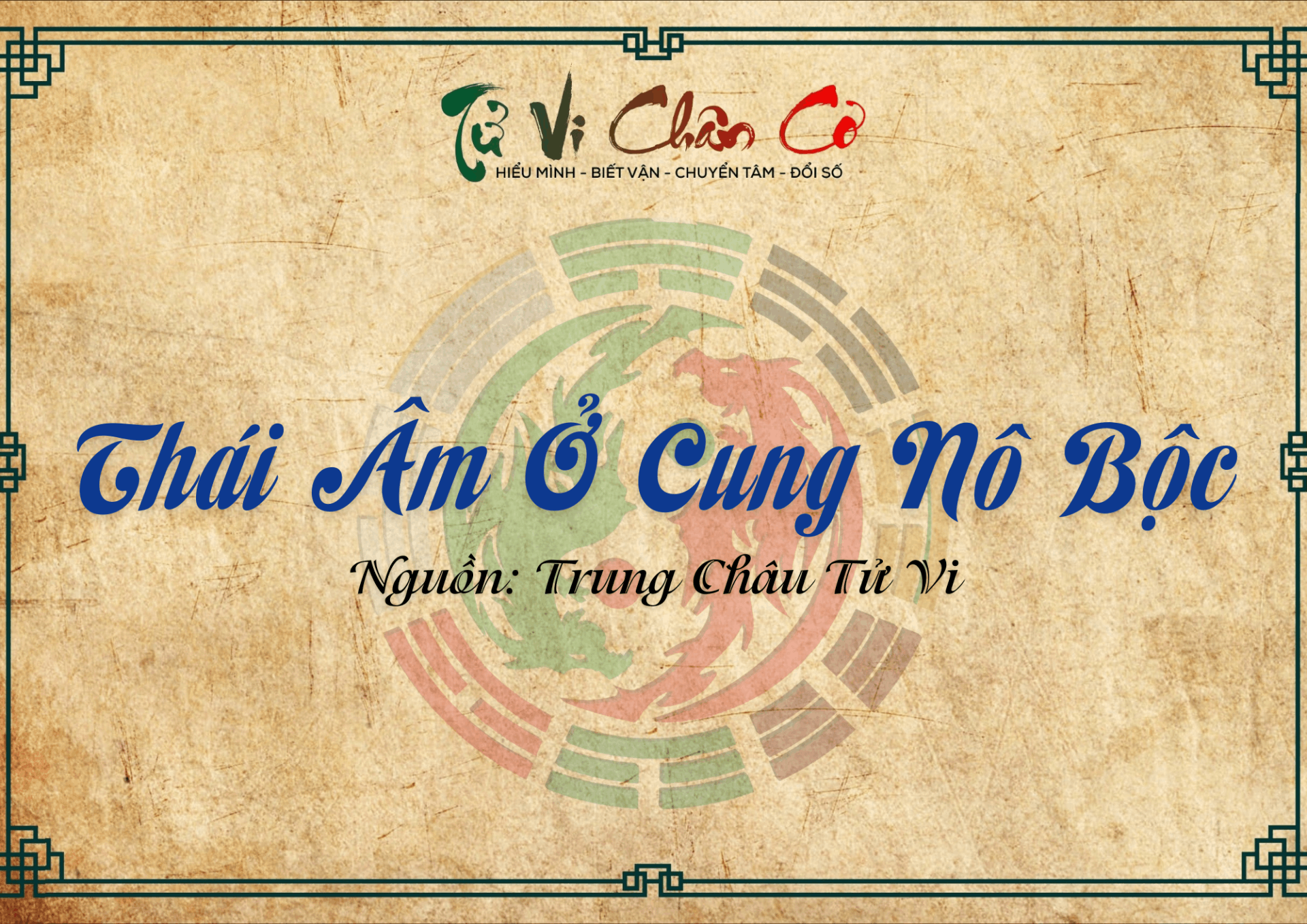 Thái Âm Ở Cung Nô Bộc
