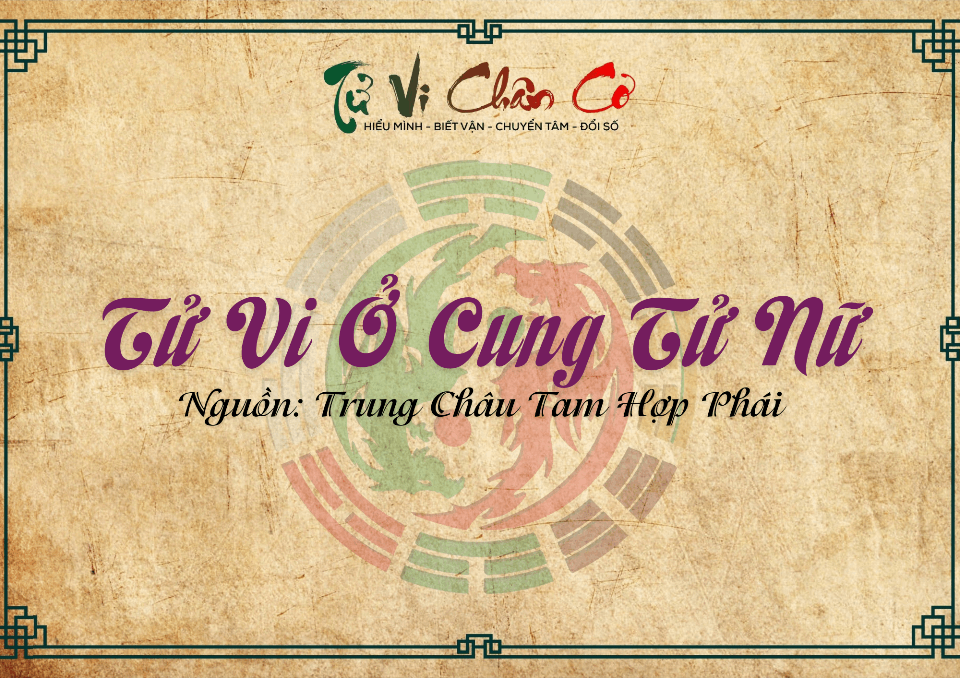 Tử Vi Ở Cung Tử Nữ