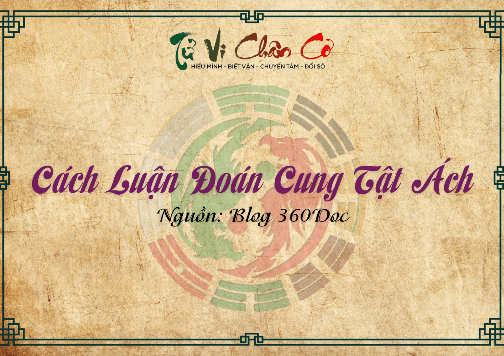 Cách Luận Đoán Cung Tật Ách